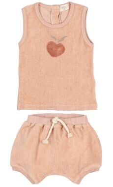 Buho Baby Girl Terry Tank & Bloomer Matching Outfit Set size 18 months